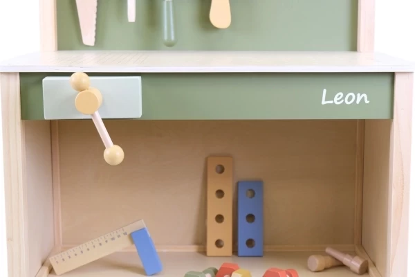 Personaliseer de kinderwerkbank
