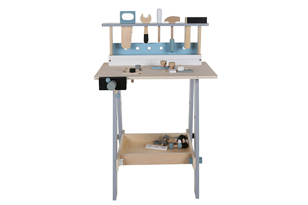 Houten kinderwerkbank.