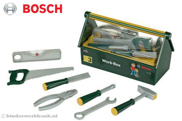 Bosch Work Box voor je kinderwerkbank.