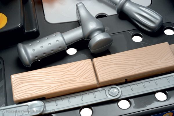 Alle accessoires zijn ook van kunststof.