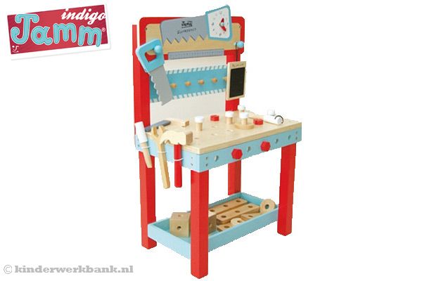 Houten kinderwerkbank van Indigo Jamm.