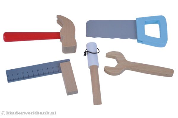 Inclusief leuke gereedschappen.