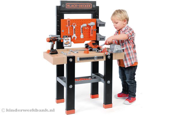 Kudde Vaarwel advies Smoby Black en Decker Bricolo Center | Kinderwerkbank.nl