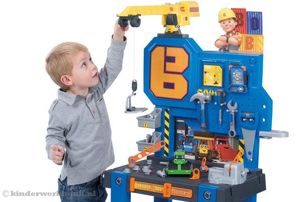 Smoby Bob De Bouwer - Mechanische Boormachine